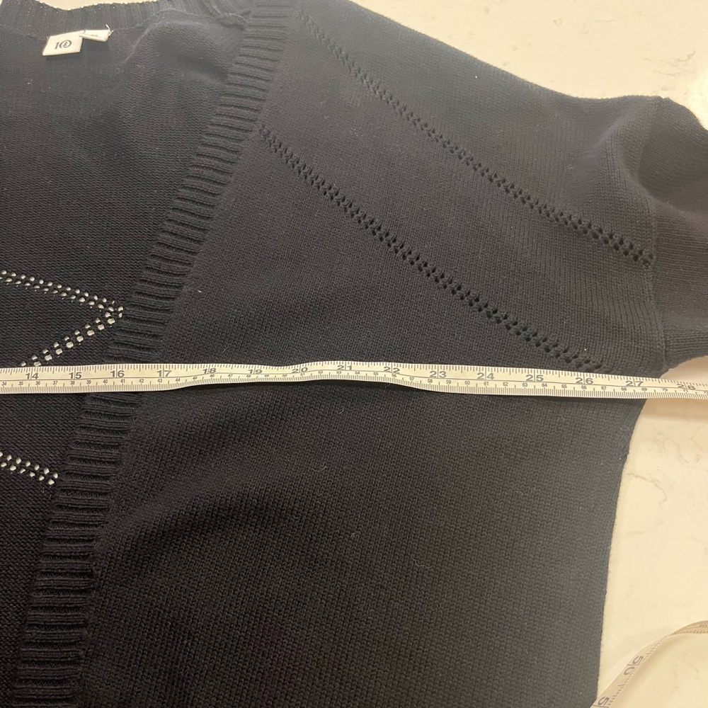 NWOT Tentree Women's Classic Black Cardigan  XL - Picture 9 of 11